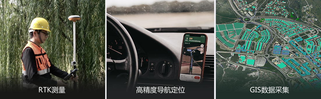 適用于RTK測量、高精度導(dǎo)航定位、GIS數(shù)據(jù)采集